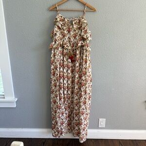 NWT Beatnik Philosophy Floral Midi Dress Size Medium